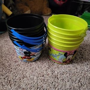 Mickey Minnie and friends buckets